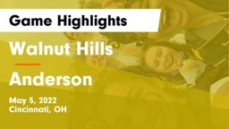 Walnut Hills  vs Anderson  Game Highlights - May 5, 2022