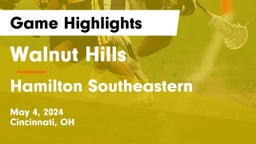 Walnut Hills  vs Hamilton Southeastern  Game Highlights - May 4, 2024
