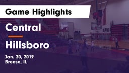 Central  vs Hillsboro Game Highlights - Jan. 20, 2019