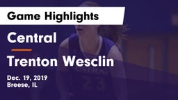 Central  vs Trenton Wesclin  Game Highlights - Dec. 19, 2019