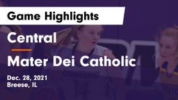 Central  vs Mater Dei Catholic  Game Highlights - Dec. 28, 2021