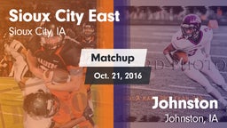 Matchup: Sioux City East vs. Johnston  2016