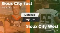 Matchup: Sioux City East vs. Sioux City West   2017