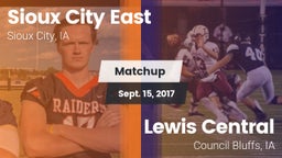 Matchup: Sioux City East vs. Lewis Central  2017