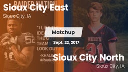Matchup: Sioux City East vs. Sioux City North  2017