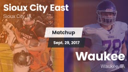 Matchup: Sioux City East vs. Waukee  2017