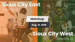 Matchup: Sioux City East vs. Sioux City West   2018