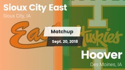 Matchup: Sioux City East vs. Hoover  2018