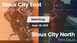Matchup: Sioux City East vs. Sioux City North  2018