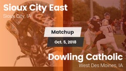 Matchup: Sioux City East vs. Dowling Catholic  2018