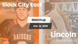 Matchup: Sioux City East vs. Lincoln  2018