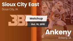 Matchup: Sioux City East vs. Ankeny  2018