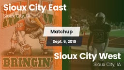 Matchup: Sioux City East vs. Sioux City West   2019