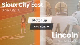 Matchup: Sioux City East vs. Lincoln  2019