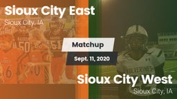Matchup: Sioux City East vs. Sioux City West   2020