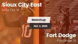 Matchup: Sioux City East vs. Fort Dodge  2020