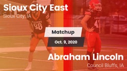 Matchup: Sioux City East vs. Abraham Lincoln  2020