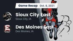 Recap: Sioux City East  vs. Des Moines East  2021