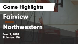 Fairview  vs Northwestern  Game Highlights - Jan. 9, 2020