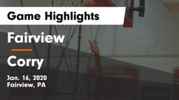Fairview  vs Corry  Game Highlights - Jan. 16, 2020