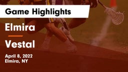 Elmira  vs Vestal  Game Highlights - April 8, 2022