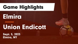 Elmira  vs Union Endicott Game Highlights - Sept. 5, 2023