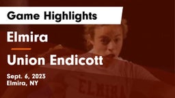 Elmira  vs Union Endicott Game Highlights - Sept. 6, 2023