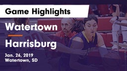 Watertown  vs Harrisburg  Game Highlights - Jan. 26, 2019