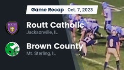 Recap: Routt Catholic  vs. Brown County  2023
