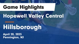 Hopewell Valley Central  vs Hillsborough  Game Highlights - April 20, 2023
