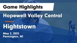 Hopewell Valley Central  vs Hightstown  Game Highlights - May 2, 2023