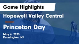 Hopewell Valley Central  vs Princeton Day  Game Highlights - May 6, 2023