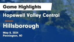 Hopewell Valley Central  vs Hillsborough  Game Highlights - May 8, 2024