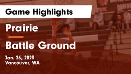 Prairie  vs Battle Ground  Game Highlights - Jan. 26, 2023