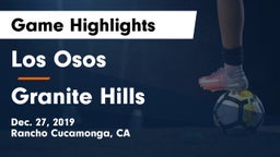 Los Osos  vs Granite Hills Game Highlights - Dec. 27, 2019