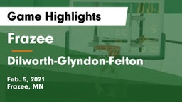 Frazee  vs Dilworth-Glyndon-Felton  Game Highlights - Feb. 5, 2021