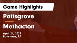 Pottsgrove  vs Methacton  Game Highlights - April 21, 2023