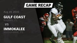 Recap: Gulf Coast  vs. Immokalee  2016