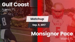 Matchup: Gulf Coast High vs. Monsignor Pace  2017