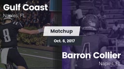 Matchup: Gulf Coast High vs. Barron Collier  2017
