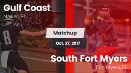 Matchup: Gulf Coast High vs. South Fort Myers  2016