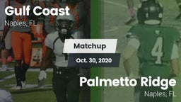 Matchup: Gulf Coast High vs. Palmetto Ridge  2020