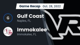 Recap: Gulf Coast  vs. Immokalee  2022