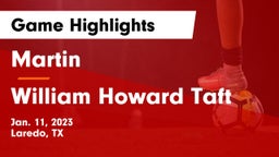 Martin  vs William Howard Taft  Game Highlights - Jan. 11, 2023