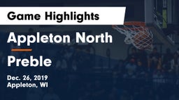 Appleton North  vs Preble  Game Highlights - Dec. 26, 2019