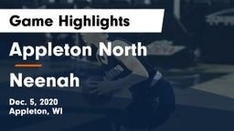 Appleton North  vs Neenah  Game Highlights - Dec. 5, 2020