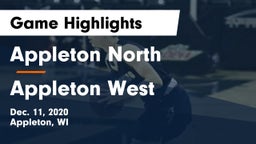 Appleton North  vs Appleton West  Game Highlights - Dec. 11, 2020
