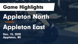Appleton North  vs Appleton East  Game Highlights - Dec. 15, 2020