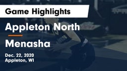 Appleton North  vs Menasha  Game Highlights - Dec. 22, 2020