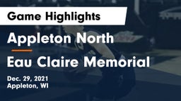 Appleton North  vs Eau Claire Memorial  Game Highlights - Dec. 29, 2021
